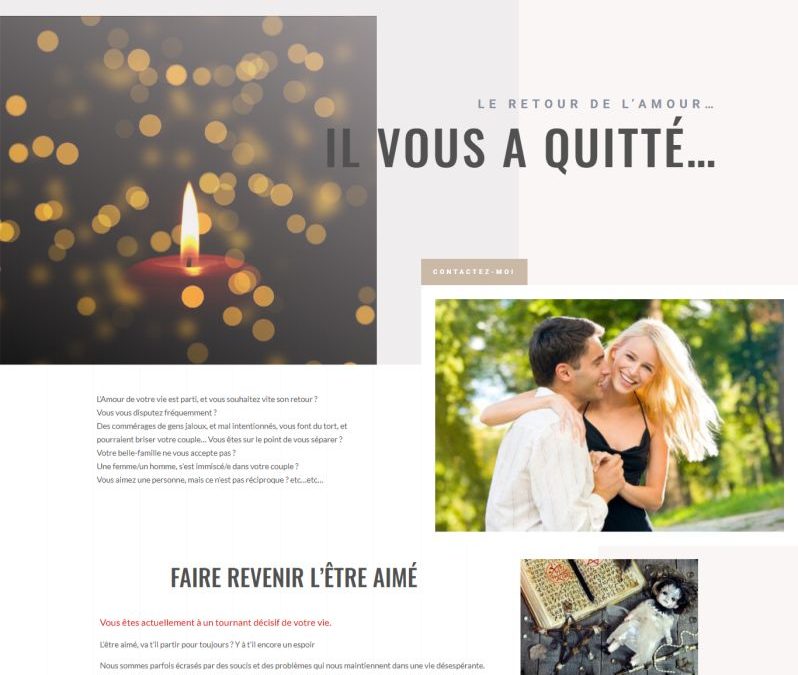 Retour d&rsquo;affection magie