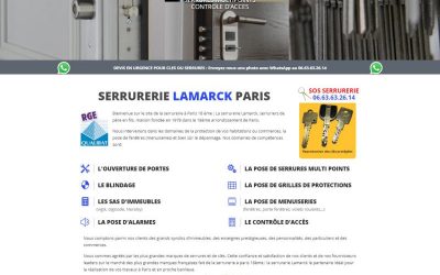 Serrurerie Lamarck Paris